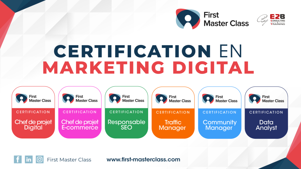 certification en digital marketing 